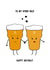 Cute Birthday Card - Beer - To My Other Half Happy Birthday created by Of Life & Lemons Ltd.