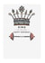 Funny Birthday Card - Gym King - Crown - Weightlifting created by Louise Tiler
