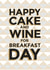 wine cake Birthday Card 31641 created by Lovely Cuppa