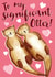 otter animal Anniversary Card 31695 created by Alexia Claire