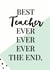 best teacher Thank You Card 9016 created by Oh So Serendipity