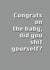 baby female New Baby Card 7430 created by Potty Mouth
