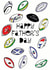 rugby father Father's Day Card 7027 created by A Ray of Sunshine Cards