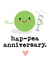 Cute Anniversary Card - Pun - Happea Anniversary created by Mrs Best Paper Co.