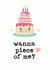 cake wanna Birthday Card 28308 created by Mrs Best Paper Co.