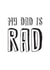 dad rad Father's Day Card 31120 created by Joanna Miller