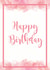 blushing Birthday Card 31723 created by Claire Webster