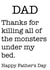 Dad Male Father's Day Card 31460 created by If Dogs Could Fly