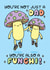 Cute Funghi Mushroom Father’s Day or Dad Birthday Card created by Katie Ruby Illustration