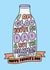 Funny Father's Day Card For Dad - Typographic - Not The Milkman created by Katie Ruby Illustration