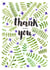Pretty Thank You Card - Foliage created by Elena O'Neill