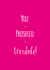 Fun Love & Friendship/Birthday Card - For Her - Prosecco created by Caryl Halstead