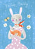 baby hello New Baby Card 2018 created by Susse Linton