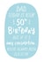50th birthday Birthday Card 7562 created by Chelsey Adams