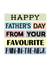 Funny Father's Day Card For Dad - Cheeky Unique Father's Day Card created by SixElevenCreations