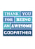 Godfather Birthday Card - Thank You Godfather created by SixElevenCreations