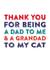 cat Dad Father's Day Card 3524 created by Do You Punctuate?