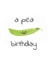 pea vegetable Birthday Card 29776 created by Sunnyside Design