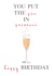 Classic Birthday Card - For Her - Prosecco created by House of Hope