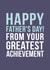 Your greatest achievement Father's Day card created by Doodlelove