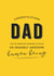 dad Typographic Father's Day Card 30847 created by Doodlelove
