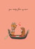 Cute Valentines Day Card / Anniversary Card - Dachshund Pun - You Really Float My Boat created by Cardinky