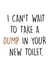 Funny Blunt New Home Card - Toilet - Poo - I Can't Wait To Take A Dump In Your New Toilet created by Pack a Punch Designs