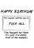 This voucher entitles you to nothing birthday card created by Pack a Punch Designs