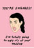 Kim Kardashian engagement card created by Pack a Punch Designs