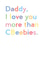 I love you more than CBeebies card created by JosieOnTheRun