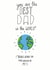 Best Dad Father's Day Card 1258 created by 2B Or Not 2B