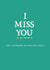miss you Anniversary Card 26268 created by Zoe Brennan