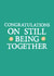 funny wedding Anniversary Card 3677 created by Zoe Brennan