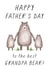 Cute Grandpa Bear Fathers Day Card - Grandad - Bears - Happy Father's Day To The Best Grandpa Bear! created by Chelsey Adams