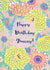 Pretty Birthday Card - For Grandma - Flowers created by From A Place of Wonder