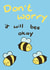 don't worry Thinking of you Card 9839 created by Peach Panda Studio