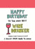 Happy Birthday Wine Drinker Card created by Angela Chick