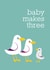 Cute Male New Baby Card 10516 created by BOLD BUNNY