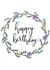 Classic Birthday Card - Wreath - Flowers created by Little Fox Creative