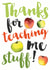teacher school Thank You Card 9190 created by Alexia Claire