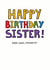 sister cheeky Birthday Card 10331 created by Whale & Bird