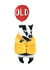Funny Birthday Card - Old Badger created by Nic Allan