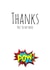 Thanks Hero Thank You Card 10591 created by Rootie Tootie Designs