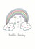 rainbow baby New Baby Card 5849 created by Eskimo Kiss Designs