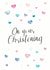 Hearts heart Christening Card 10230 created by Uniquely Yours