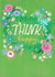floral flowers Thinking of you Card 1766 created by Jill Howarth