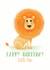 Lion Little Birthday Card 33197 created by Sandpaper Kisses
