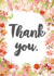 Leaves Flower Thank You Card 10983 created by Elodie Bee Designs