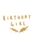 fun gold Birthday Card 32533 created by Old English Company