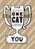 cat feline Birthday Card 11055 created by Tommy Human
